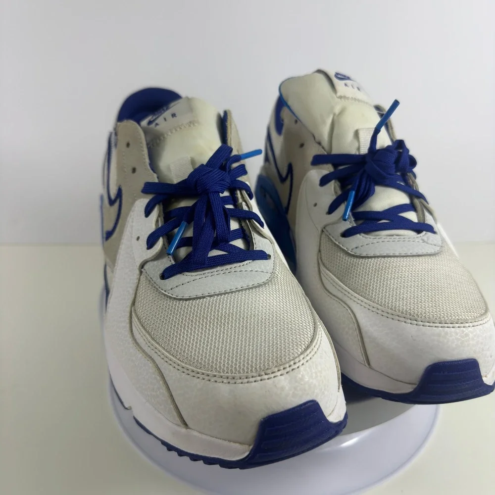 Nike Air Max Excee Sneakers Blue White Mesh Lace Up Men Size 11